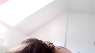 Chubby brunette, Laz Ali is moaning while getting assfucked from the back, because it feels good - 15 image