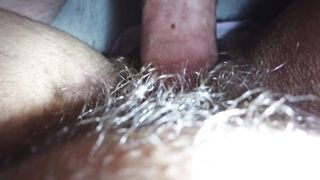 Puffy Hairy Tight Wet Pussy Gets Fucked Hard - 8 image