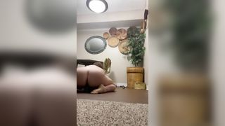 BBW Riding Huge Dildo!!!soaking Wet - 5 image