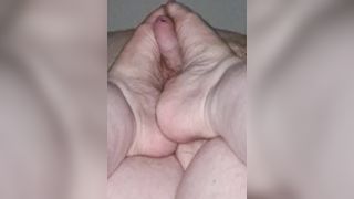 Chubby Bbw giving footjob - 6 image