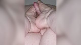 Chubby Bbw giving footjob - 8 image
