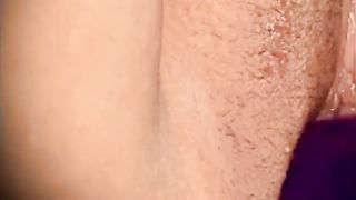 Juicy Latina Pussy Cum Multiple Times on Dildo - 5 image