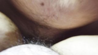 HAIRY Puffy Tight PUSSY Gets FUCKED Hard ending in a HUGE CUM LOAD! - 2 image