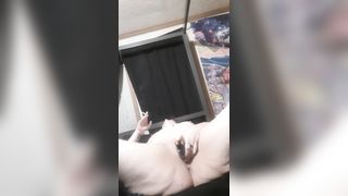 Pierced Kitty Smokes and Fucks a Bottle - 13 image