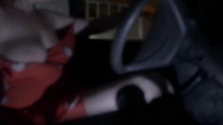 Wife Braless in Car Shows the way