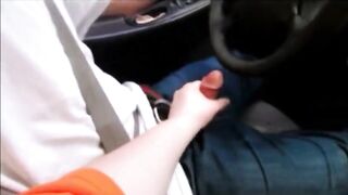 Made Him Cum Fast Hand Job While Driving - 10 image