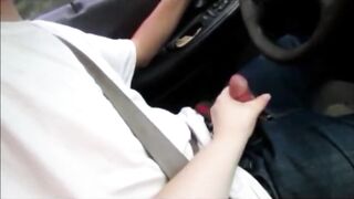 Made Him Cum Fast Hand Job While Driving - 4 image