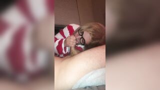 Ms. Waldo Sucks on Big Cock