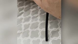 Hot sounding and pee with a hollow sounding rod - 3 image