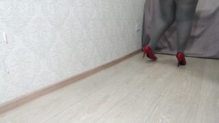 Horny Slut Masturbates Pussy - 3 image