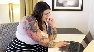 Bitchy BBW Boss Fucks USELESS Employee! - 2 image