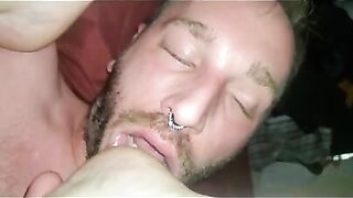 4K Witch Foot Worship with Cock Play - 11 image