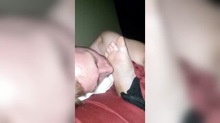 4K Witch Foot Worship with Cock Play - 3 image