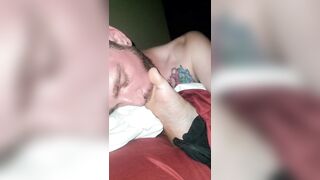 4K Witch Foot Worship with Cock Play - 4 image