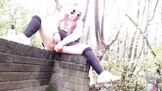 Schoolgirl Skips Class To Play In The Woods 4K - 15 image