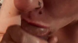 BBW MILF Giving Sloppy Blowjob - 5 image