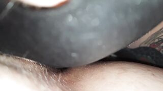 Eating her fat hairy pussy till she cums - 14 image