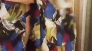 While the son is not at home