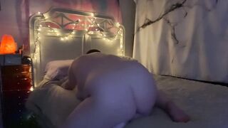 Horny BBW Pillow Humping to Orgasm - 10 image