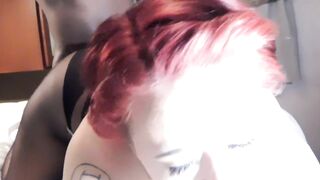 SEXY ASS RED HEAD LATINA GETS FUCKED DOGGY STYLE - 5 image