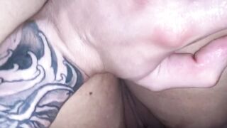 Asian College Teen Squirts on Massive Cock and Loves a Cream Pie - 4 image