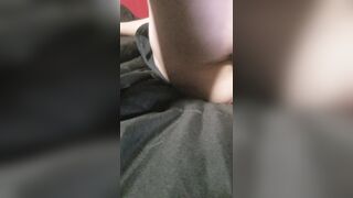 BBW Fucks Pussy with Big Purple Strapon