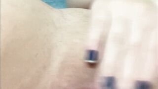 BBW Babe Plays with Pussy and Double Sided Dildo - 6 image