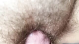POV of Fucking my Wifes Beautiful Hairy Pussy then taking her from behind till I Pop! - 2 image