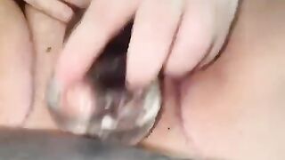 18 Year old Virgin Fucks herself in Car - 10 image