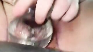 18 Year old Virgin Fucks herself in Car - 13 image