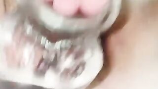 18 Year old Virgin Fucks herself in Car - 3 image