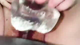 18 Year old Virgin Fucks herself in Car - 8 image