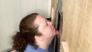 BBW Slutwife Blows Friend at In-home Glory Hole - 14 image