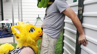 Outdoor Kitty Blowjob - 11 image