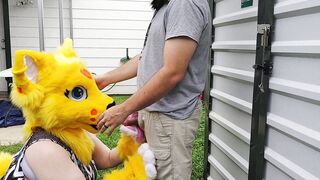 Outdoor Kitty Blowjob - 2 image