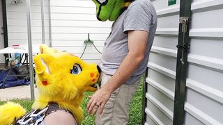 Outdoor Kitty Blowjob - 3 image