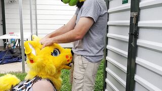 Outdoor Kitty Blowjob - 5 image