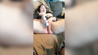 MexxxicanRose Wet Pussy Cumming from Dildo Car Play - 12 image