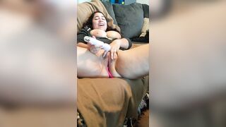 MexxxicanRose Wet Pussy Cumming from Dildo Car Play - 13 image