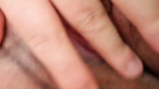 Showing my furry pussy. - 1 image