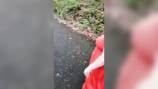 Chubby Puerto Rican grandma takes a walk in the park - 5 image