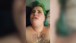 Goth BBW Cum Face Video - 9 image