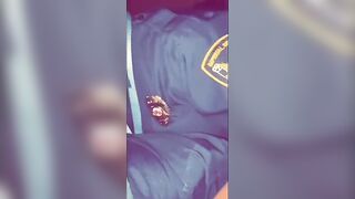 Ebony Bbw Coworker Gags On Bbc At Work - 6 image