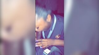 Ebony Bbw Coworker Gags On Bbc At Work - 8 image