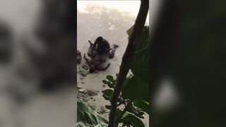 Ebony takes BBC on the beach!!! - 13 image