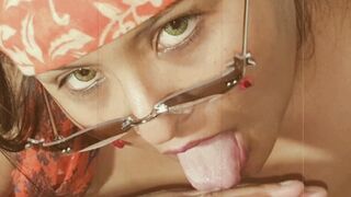 Mexican hippie migrant swallows gringo's milk - 15 image