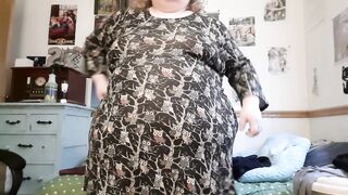 Trying On Old, Tight Clothes