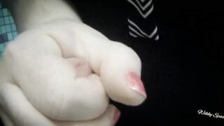 Sexual stimulation underwater in aquapark