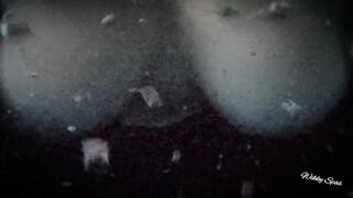 Sexual stimulation underwater in aquapark