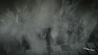 Sexual stimulation underwater in aquapark